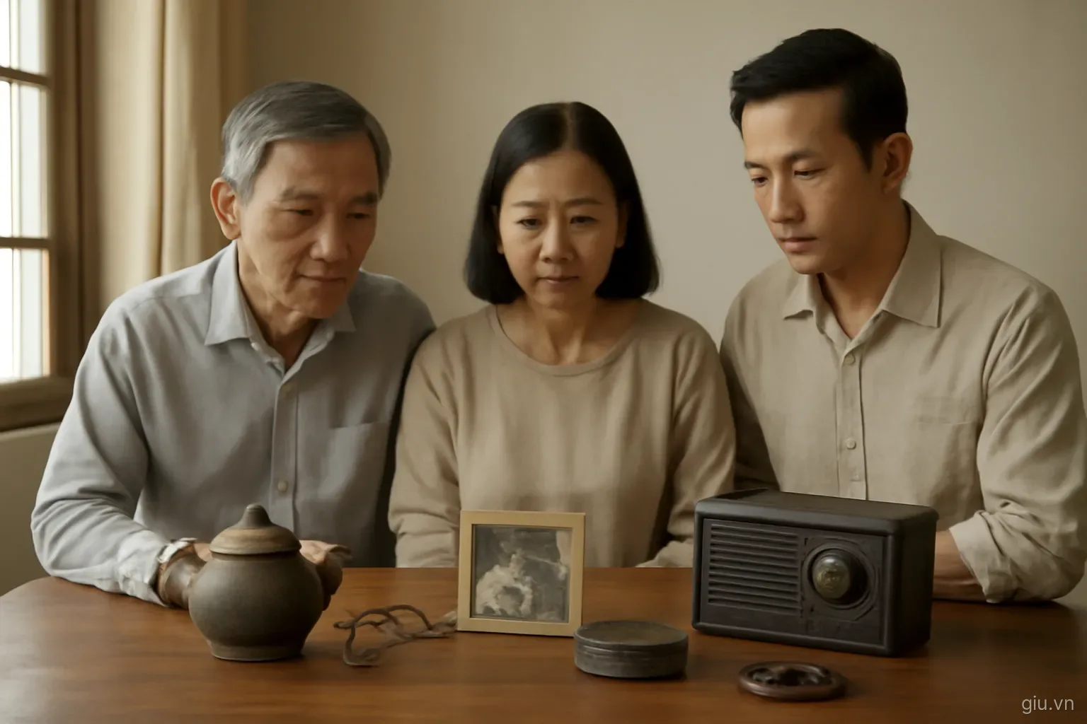 Chia kỷ vật trong gia đình