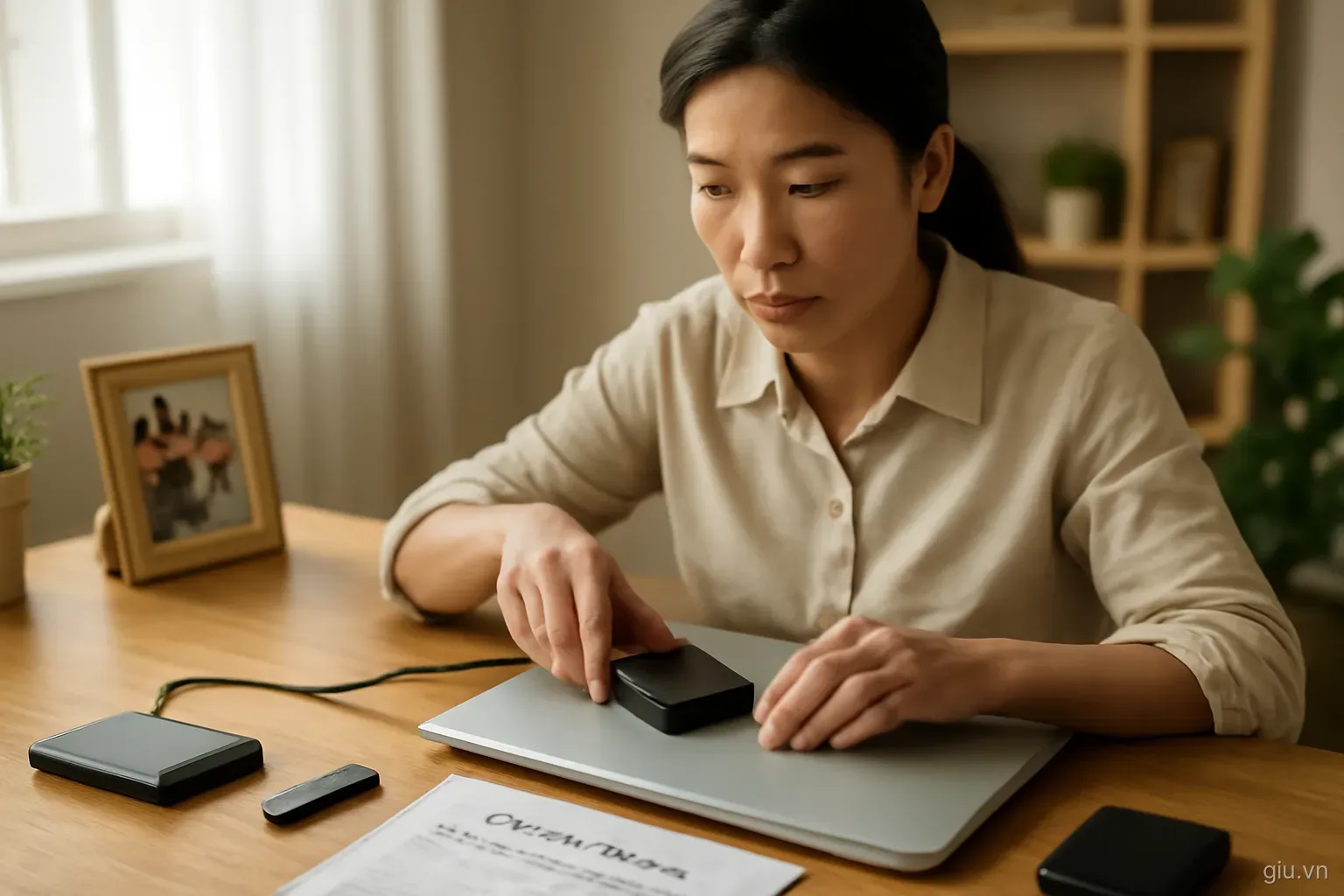 Giữ ảnh và dữ liệu không mất